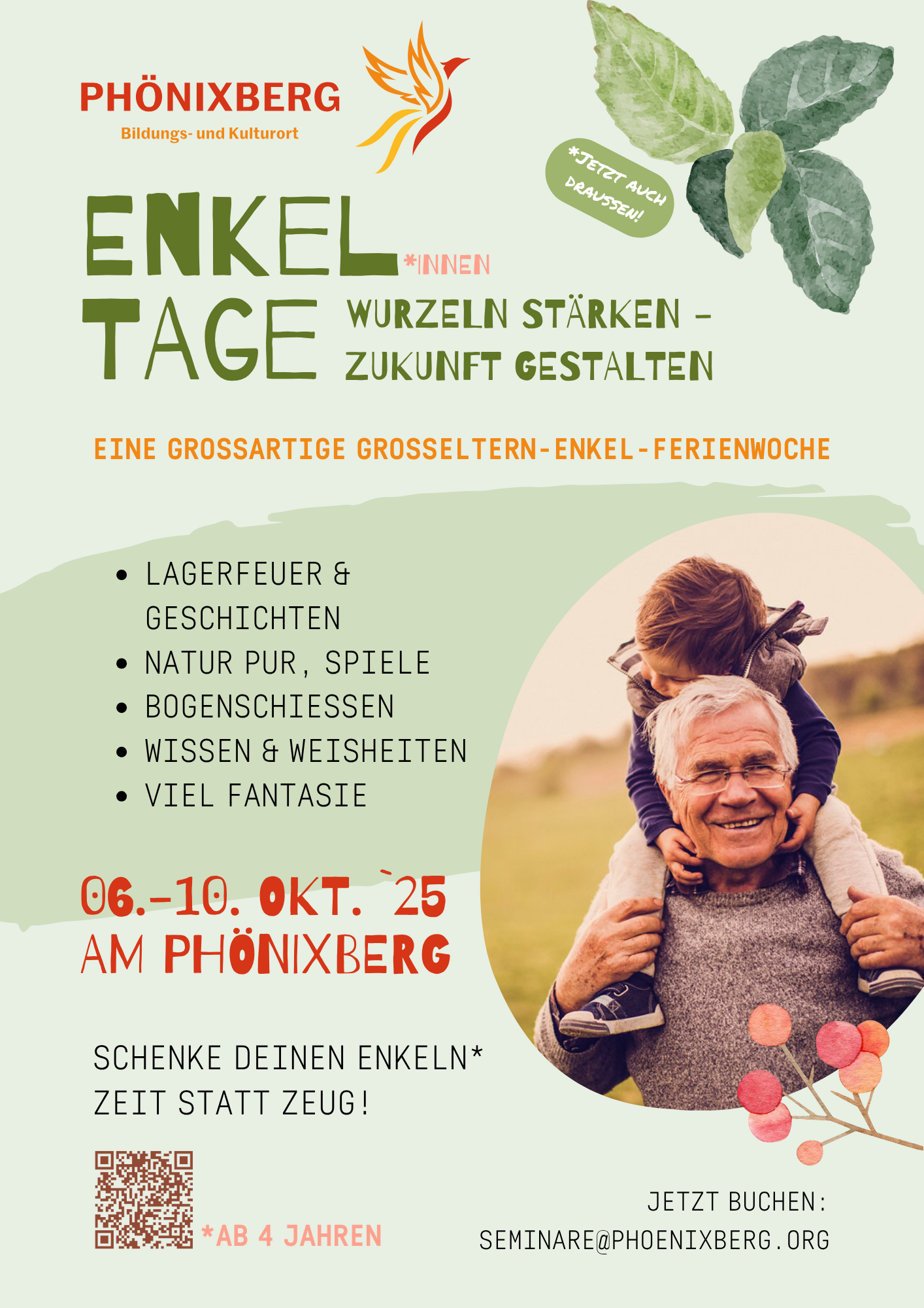 Enkeltage, Wurzeln stärken - Zukunft gestalten