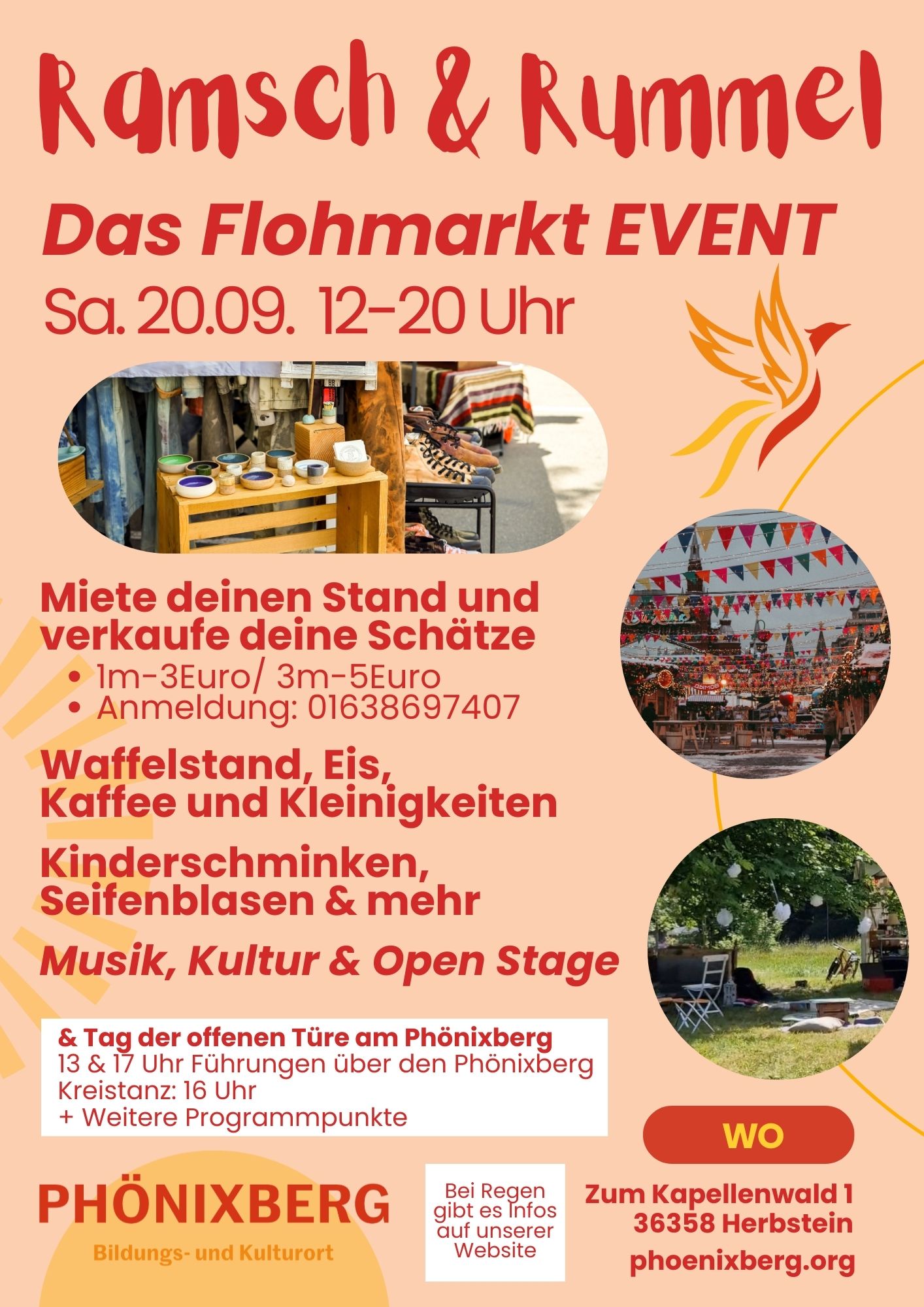 Ramsch & Rummel - Flohmarkt & Tag der offenen Tür