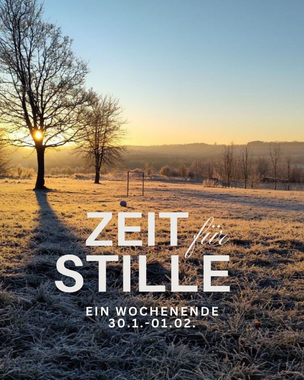 Zeit für Stille
